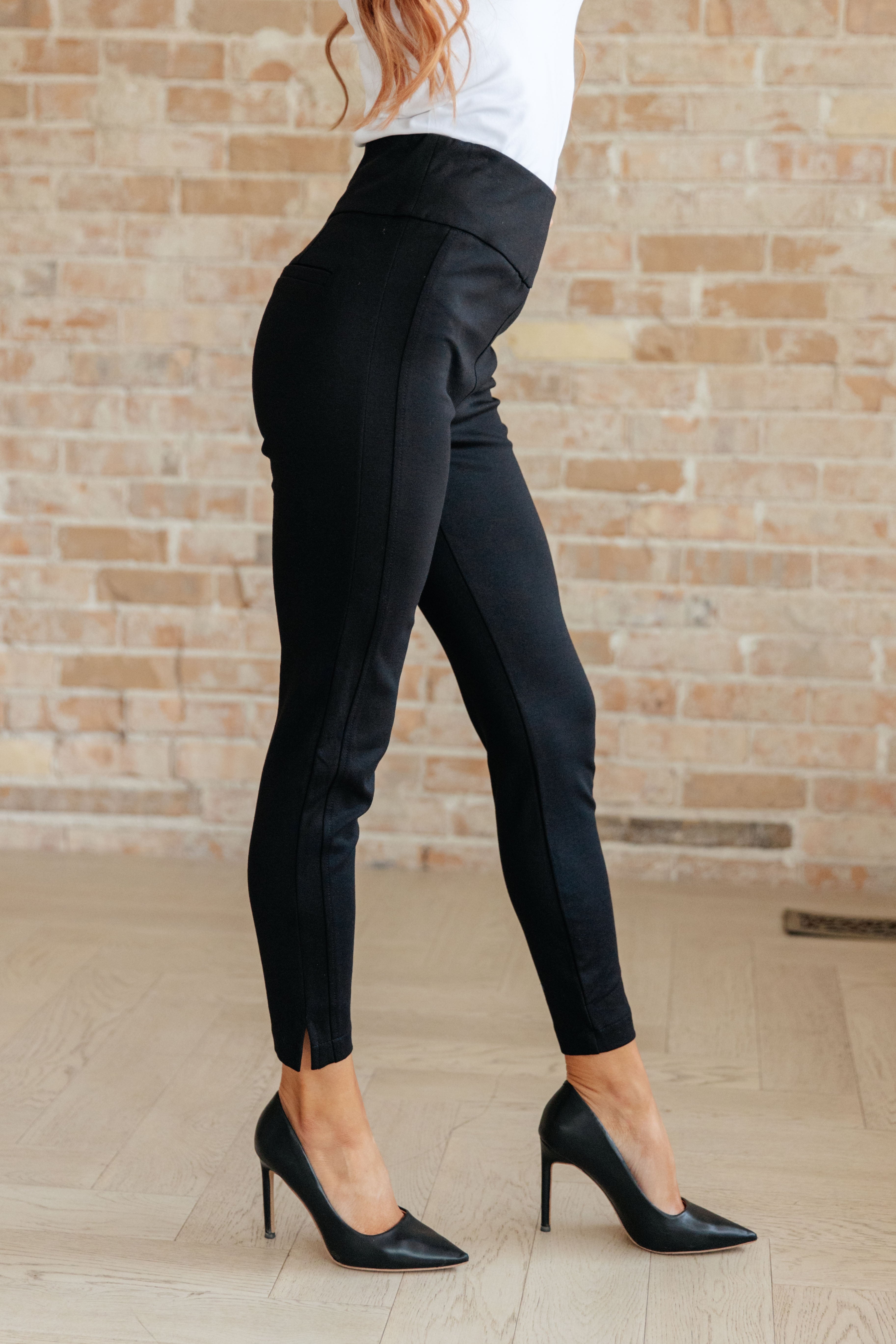 Magic Ankle Crop Skinny Pants in Black – B Boo's Boutique